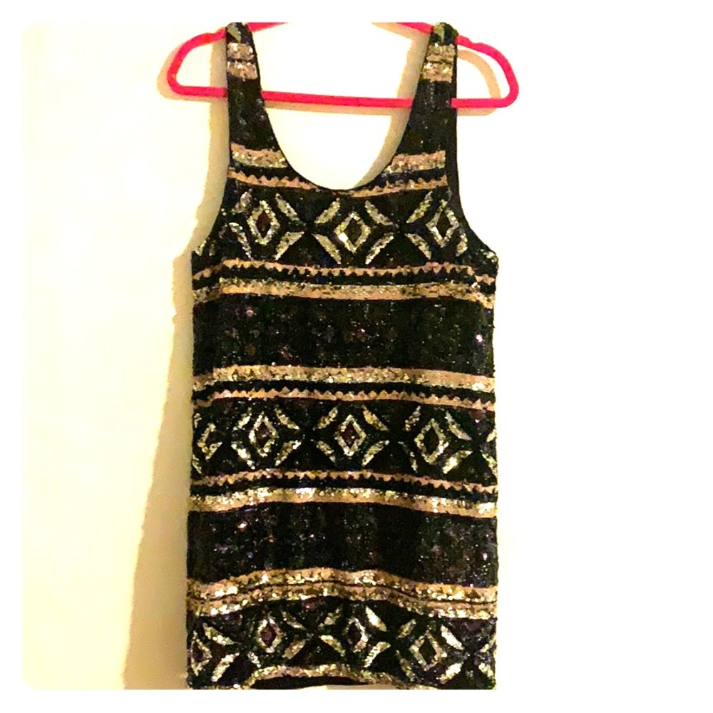 Free people sequin mini dress